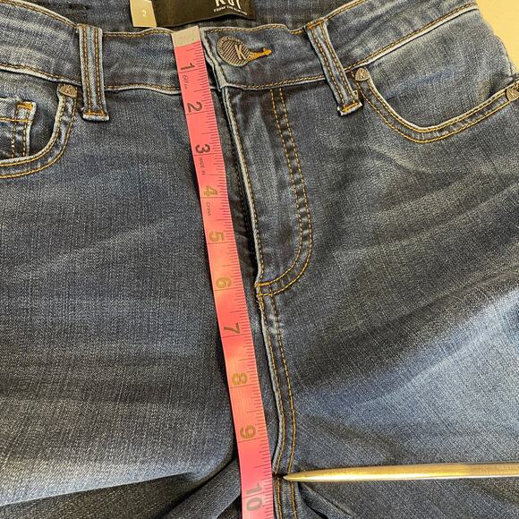 Kut from the Kloth Diana Fab Ab Skinny Hi-Rise Blue Denim Y2K Jeans Size 2 - Picture 11 of 13
